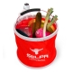 韓國SELPA 收納大容量可摺疊多用途水桶 裝水 釣魚露營 洗車 紅色 product thumbnail 1