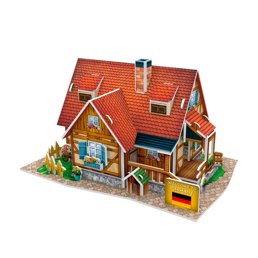 世界之窗 3D立體拼圖 德國-田園小屋 3D World Style