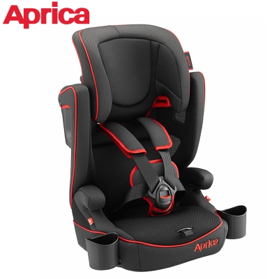 Aprica Air Groove 成長型輔助汽車安全座椅-黑色龍捲風BK