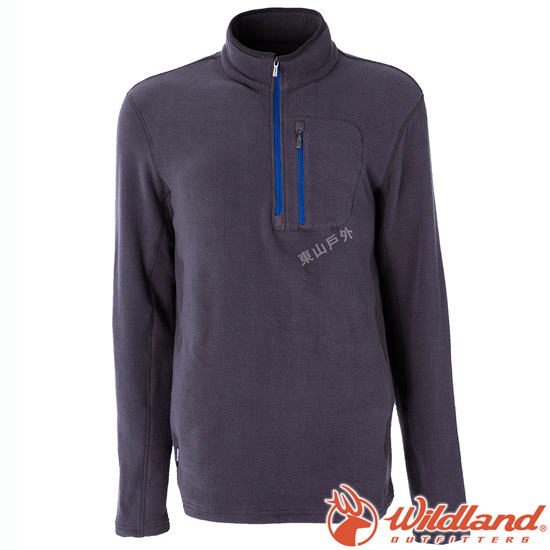 Wildland荒野 0A52502-95鐵灰色 男彈性PILE保暖衣