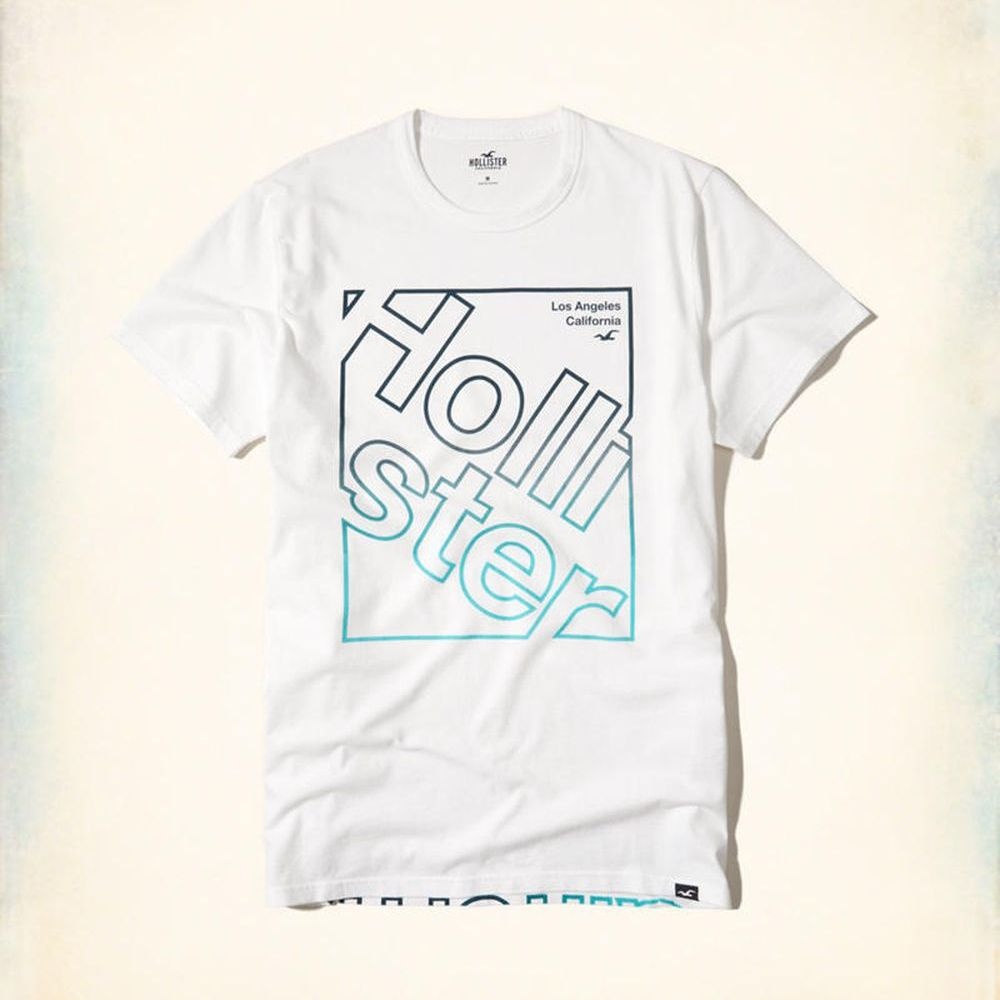 Hollister HCO 短袖 LOGO T恤 白色 408