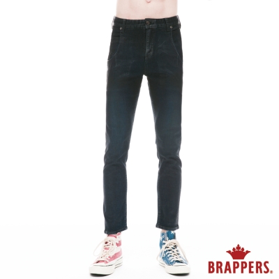 BRAPPERS 男款Boy Friend Jeans系列-中腰彈性九分褲-黑
