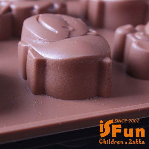 iSFun非洲動物區 矽膠巧克力模具兩用製冰盒