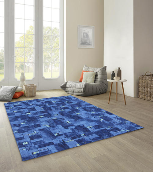 范登伯格 - 朝暘 朝暘 進口地毯-星辰 (藍) (中款-150x200cm)
