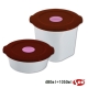 Breere 會呼吸的保鮮盒480ml+1050ml圓形二件組(4色） product thumbnail 4
