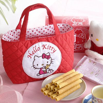 【Hello Kitty】菱格紋包蛋捲禮盒