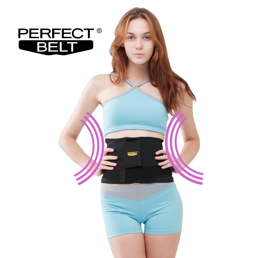 [洛克馬企業]Perfect Belt 6秒腰塑帶 男女適用 黑色
