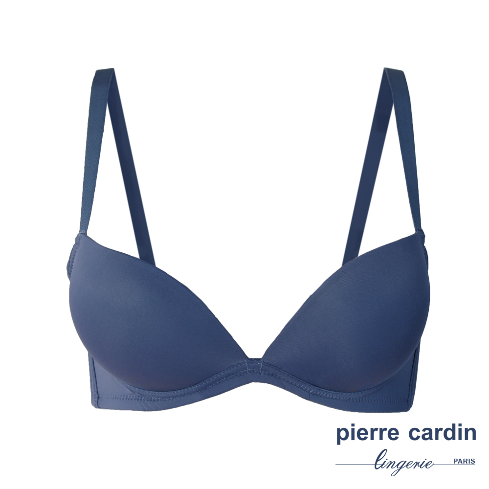 【pierre cardin 皮爾卡登內衣】無痕深V內衣 (單件-深藍 )