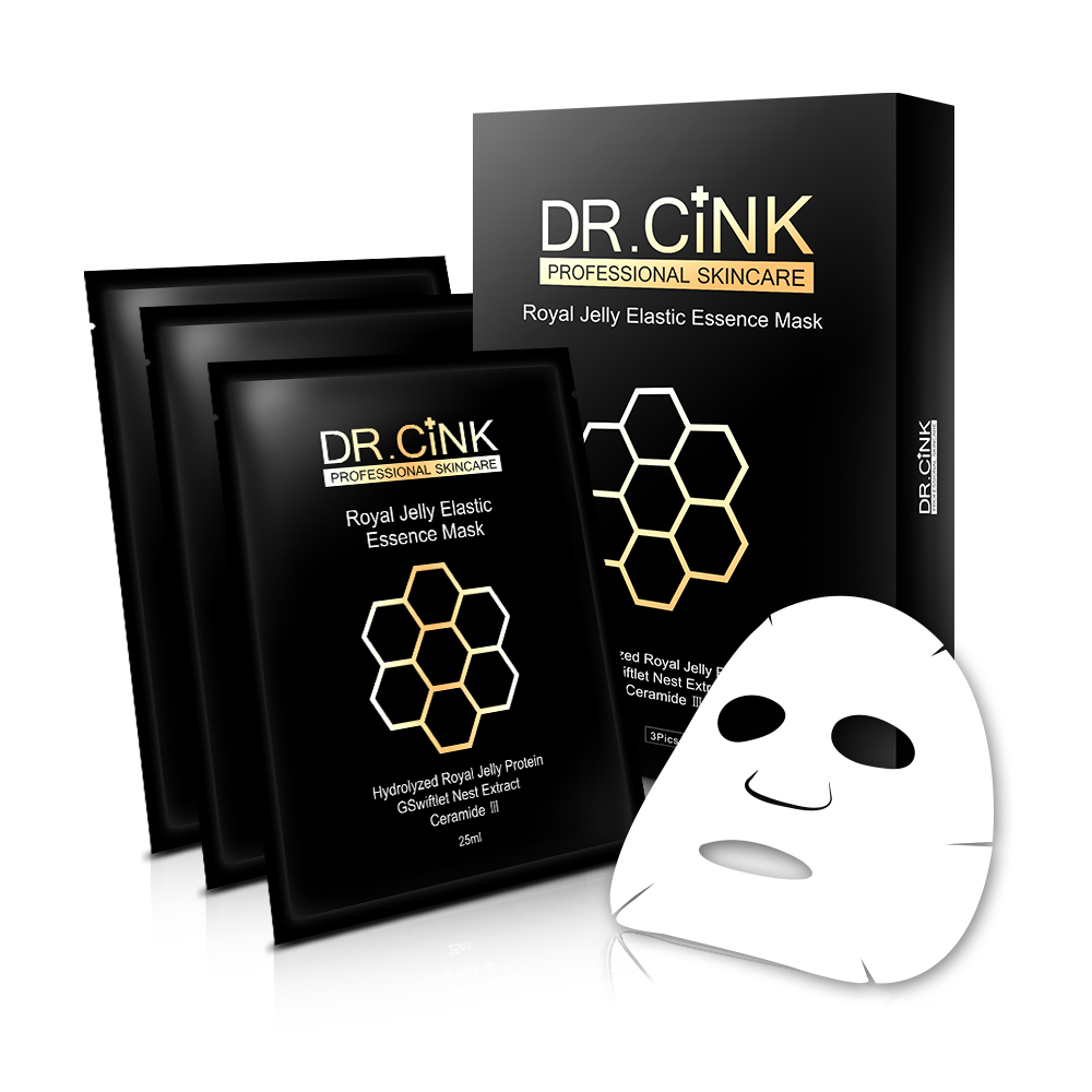 DR.CINK達特聖克 蜂王漿嫩顏彈力乳霜面膜 3片