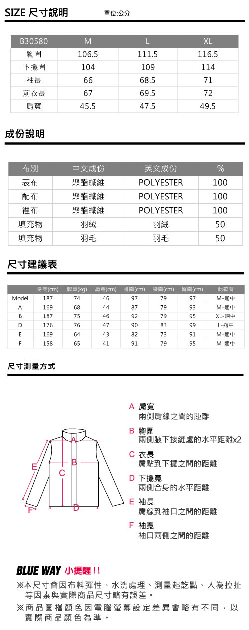 鬼洗 BLUE WAY 大鬼頭格紋仿毛呢羽絨外套-深咖