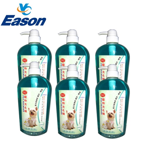 YC 寵物洗毛精1000ml 6瓶 增艷柔順-成、幼、犬、貓適用