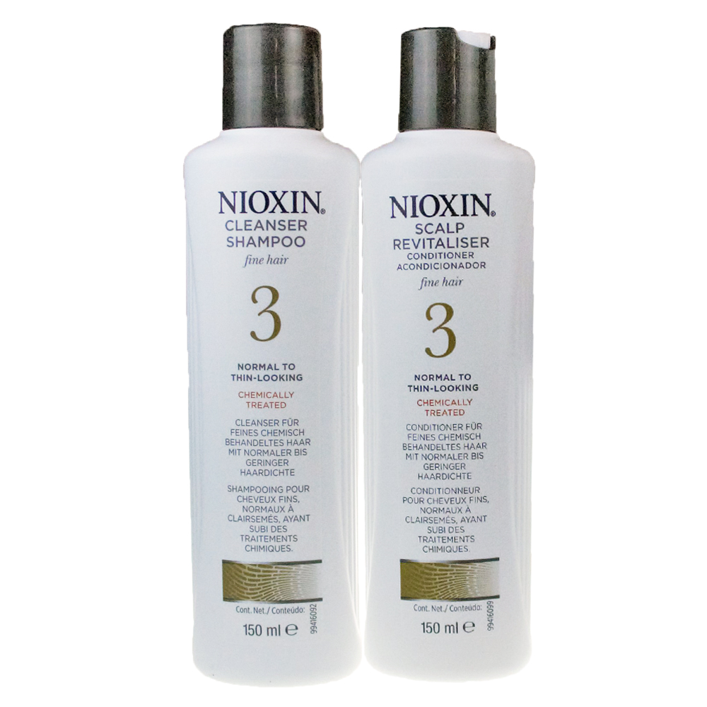 NIOXIN 耐奧森(儷康絲) 組合3號潔髮乳+甦活乳300ML 公司貨
