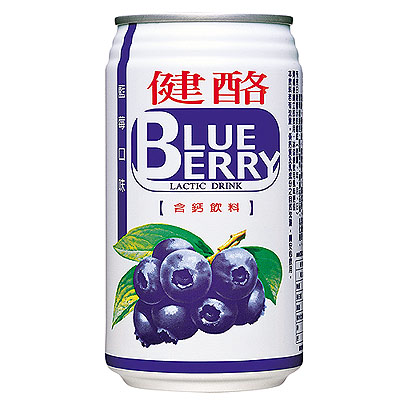 金車《健酪》乳酸飲料-藍莓口味 330ml (24入/箱)