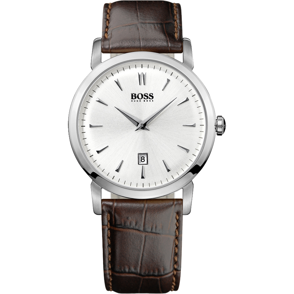 Hugo Boss 完美簡約復刻腕錶-銀/40mm