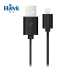 Hawk Micro USB充電傳輸線-25CM(黑) product thumbnail 1