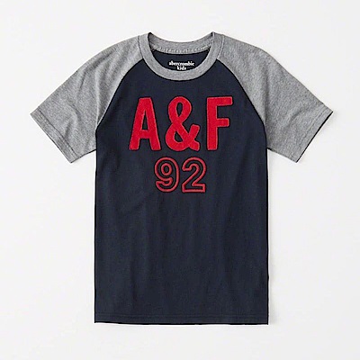 AF a&f Abercrombie & Fitch 小孩 T恤 藍色 0625