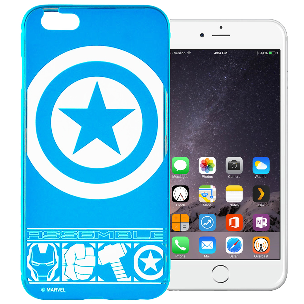 Marvel iphone 6 plus / 6s plus 鋁合金邊框手機殼(LOGO系列) product image 1