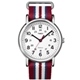 TIMEX 經典復刻冷光Weekender系列-白/紅藍白-38mm product thumbnail 1