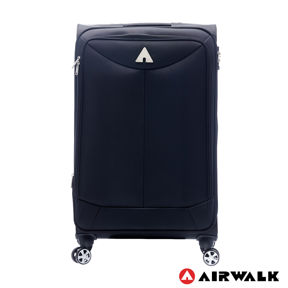 AIRWALK LUGGAGE 尊爵系列黑色的驕傲 布面拉鍊28吋行李箱 傲人黑