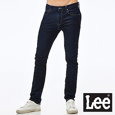 Lee 牛仔褲 706低腰合身窄管牛仔褲- 男款-深藍
