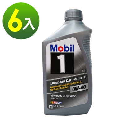 美孚 Mobil 1 白金全合成機油0W-40 (6入)