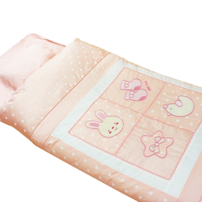 GMPBABY 寶貝屋抗蹣菌棉冬夏兩用幼童睡袋組~粉色1組