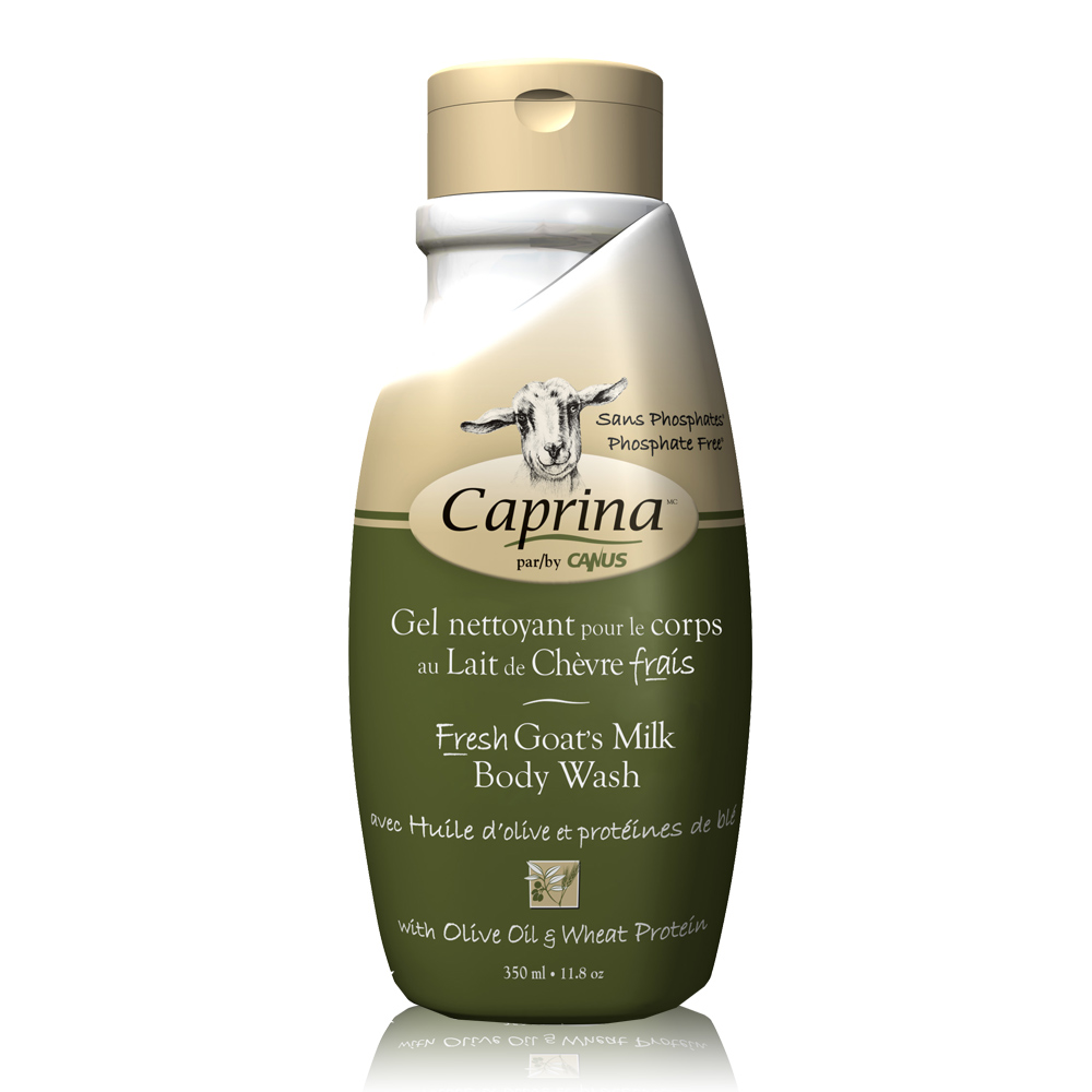 Caprina肯拿士 山羊奶沐浴乳 橄欖油小麥蛋白香味 350ml