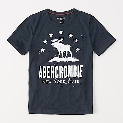 AF a&f Abercrombie & Fitch 小孩 T恤 藍色 0628