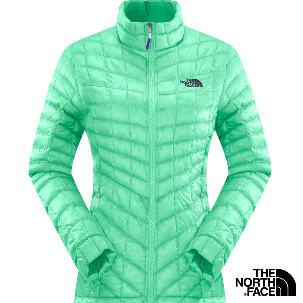 The North Face 女 THERMOBALL 保暖外套 浪花綠