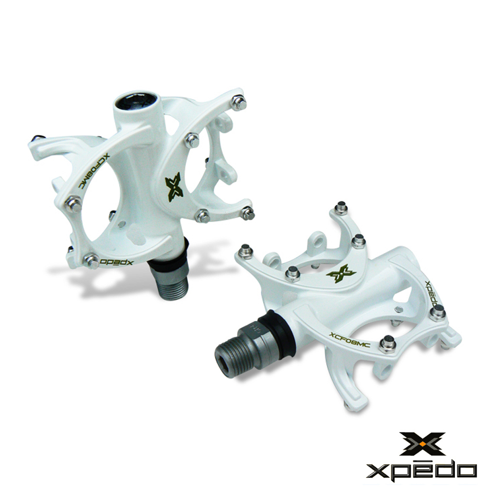 XPEDO XCF08MC 輕量化鎂合金腳踏 白