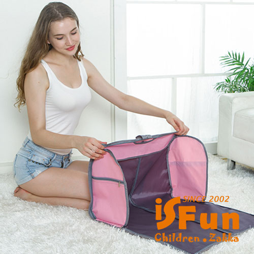 iSFun 西裝防塵袋 兩用收納旅行袋 二色可選