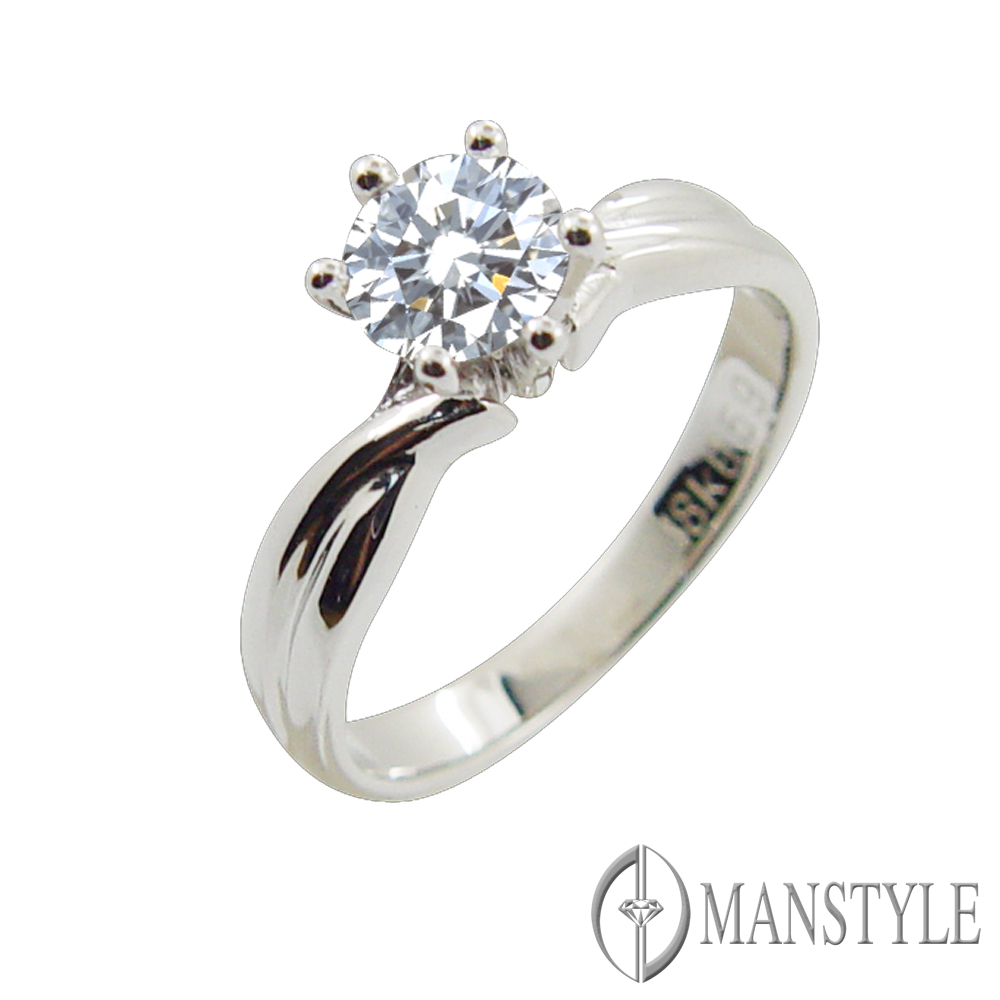 MANSTYLE「擁抱真情」0.50ct. 八心八箭鑽戒