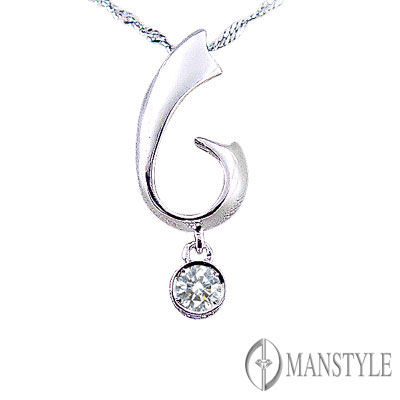 MANSTYLE「一路有你」0.10ct 八心八箭鑽墜