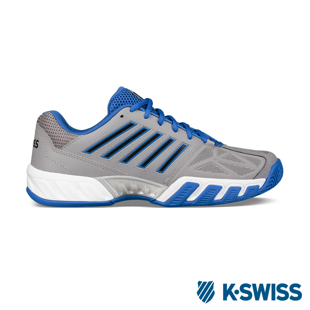 K-SWISS Bigshot Light 3輕量專業網球鞋-男-灰/藍/黑