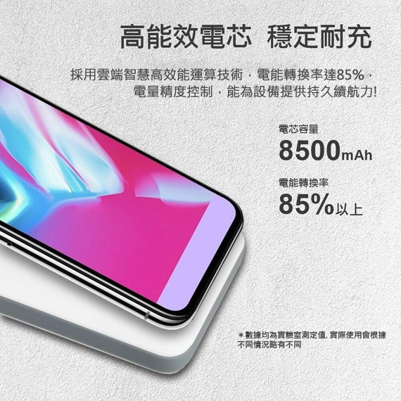 Oweida 大容量無線 5W充行動電源-FOR iPhone X/Note8/S9+