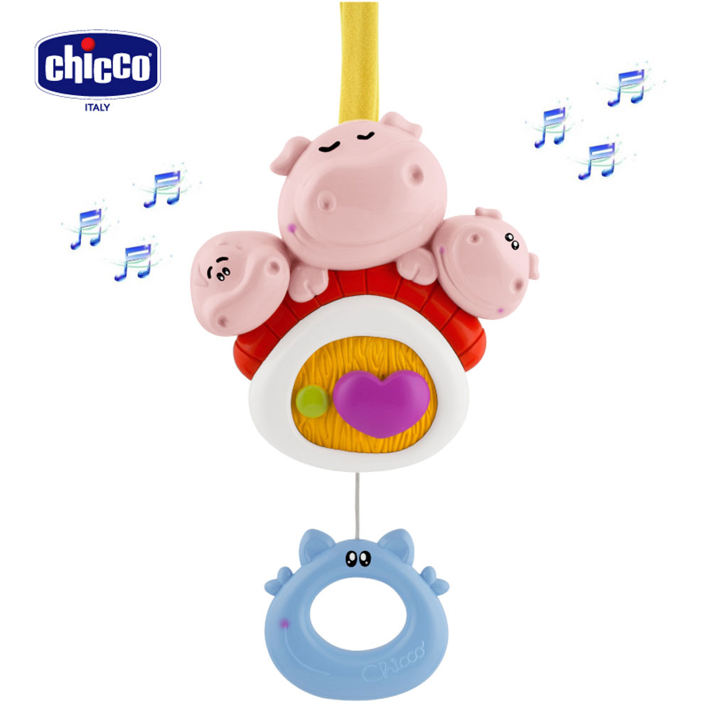 chicco-童話小豬音樂拉鈴