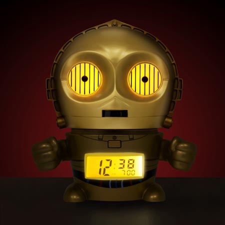 BulbBotz 鬧鐘 C-3PO (5.5 inch) 金人 2021418