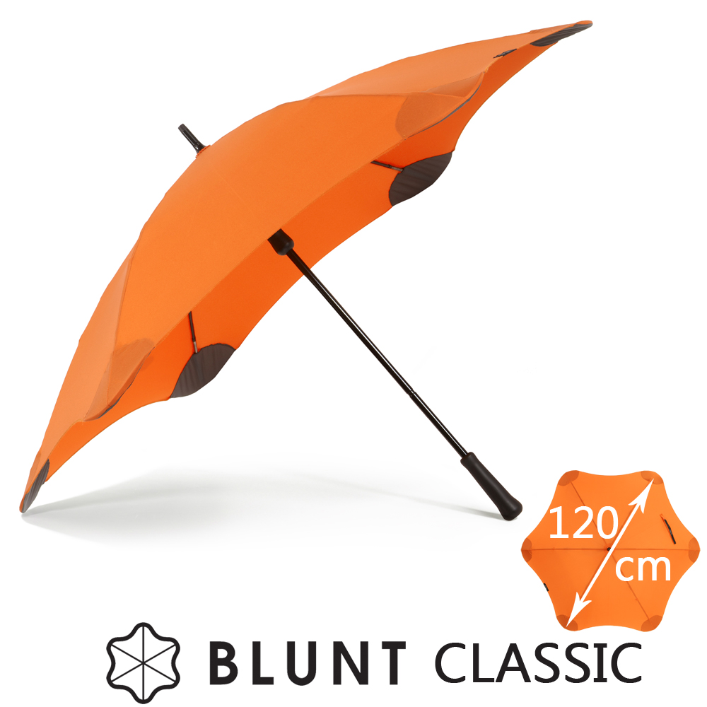 紐西蘭BLUNT 保蘭特 抗強風 防反傘 抗UV 直傘 大號 CLASSIC（扶桑橘)