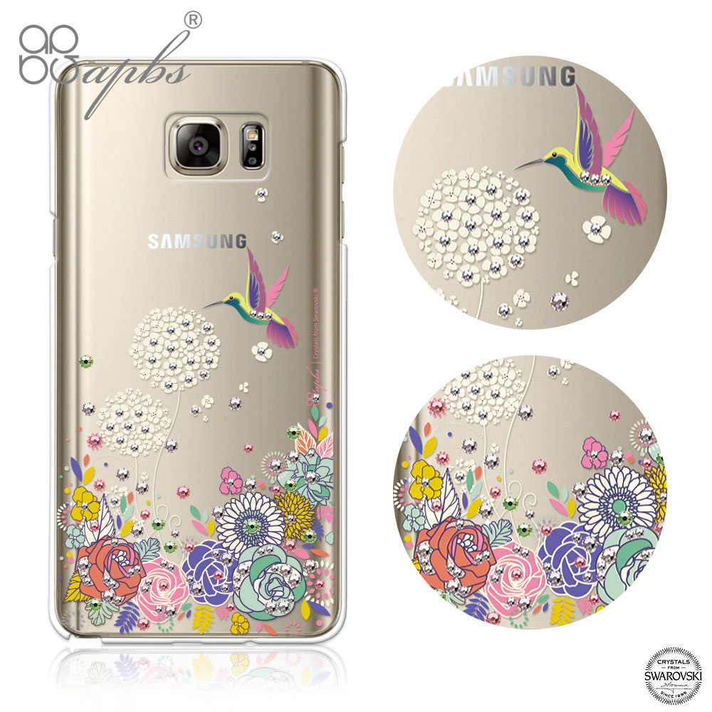 apbs Samsung Galaxy Note5 施華洛世奇彩鑽手機殼-蜂鳥