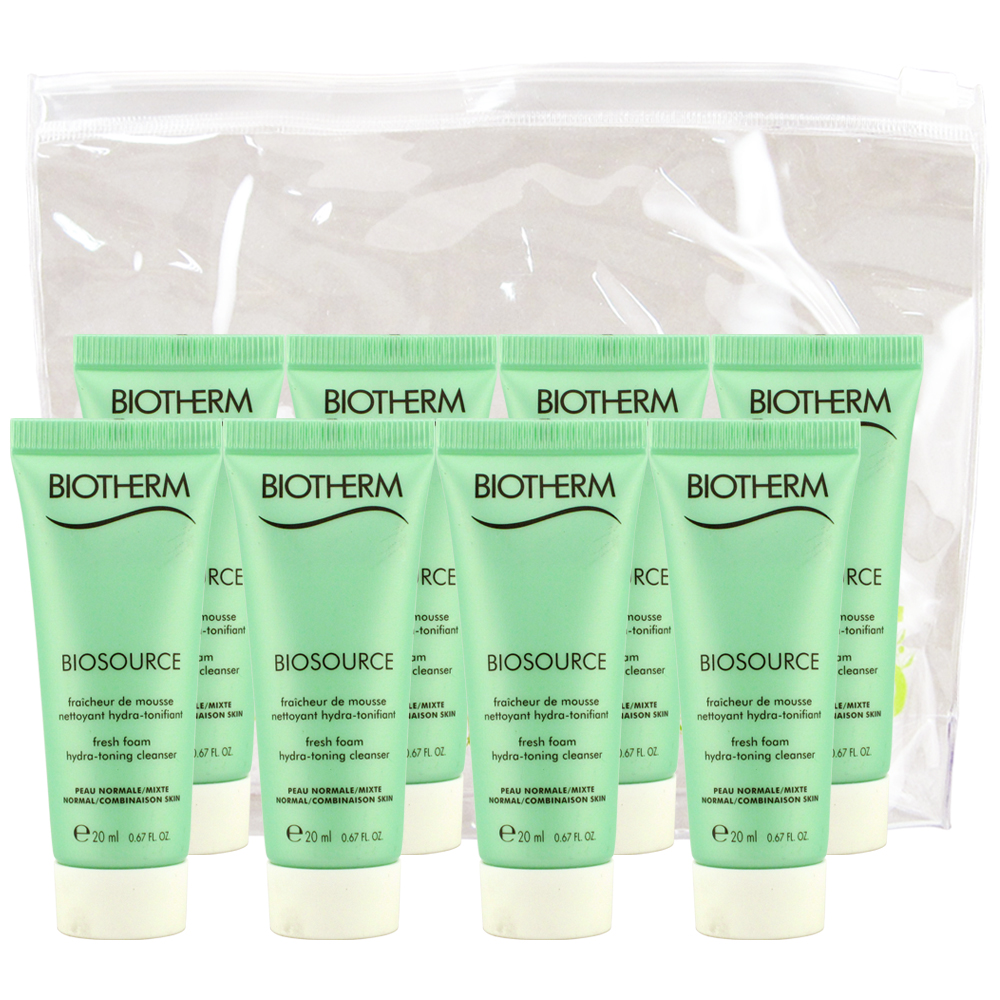 BIOTHERM 碧兒泉 活泉平衡潔顏膠20ml*8(贈 品木透明夾鏈袋)