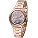 WICCA 繽紛甜美計時腕錶(BM1-121-91)-粉紅x玫瑰金色/34mm product thumbnail 1