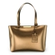 Longchamp Le Foulonne City小牛皮購物托特包(小)-金色 product thumbnail 1