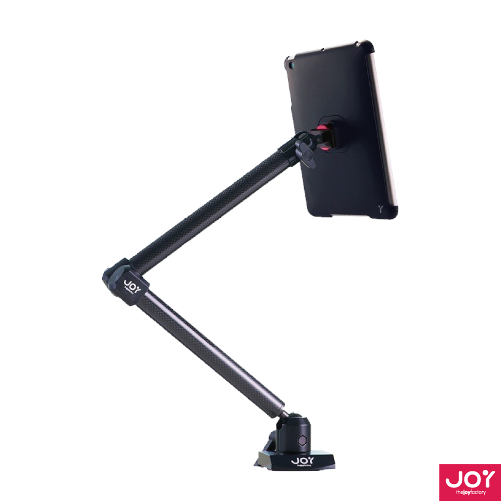 JOY 磁吸式 iPad mini Retina 大型夾具式碳纖維L型桌架 MME203