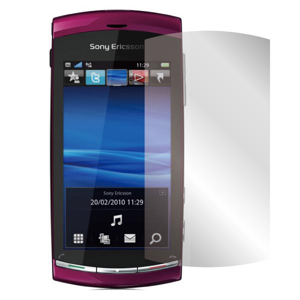 ZIYA Sony Ericsson Vivaz U5抗刮亮面螢幕保護貼 - 2入