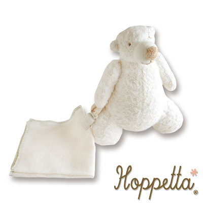 【Hoppetta*】有機棉小熊安撫巾
