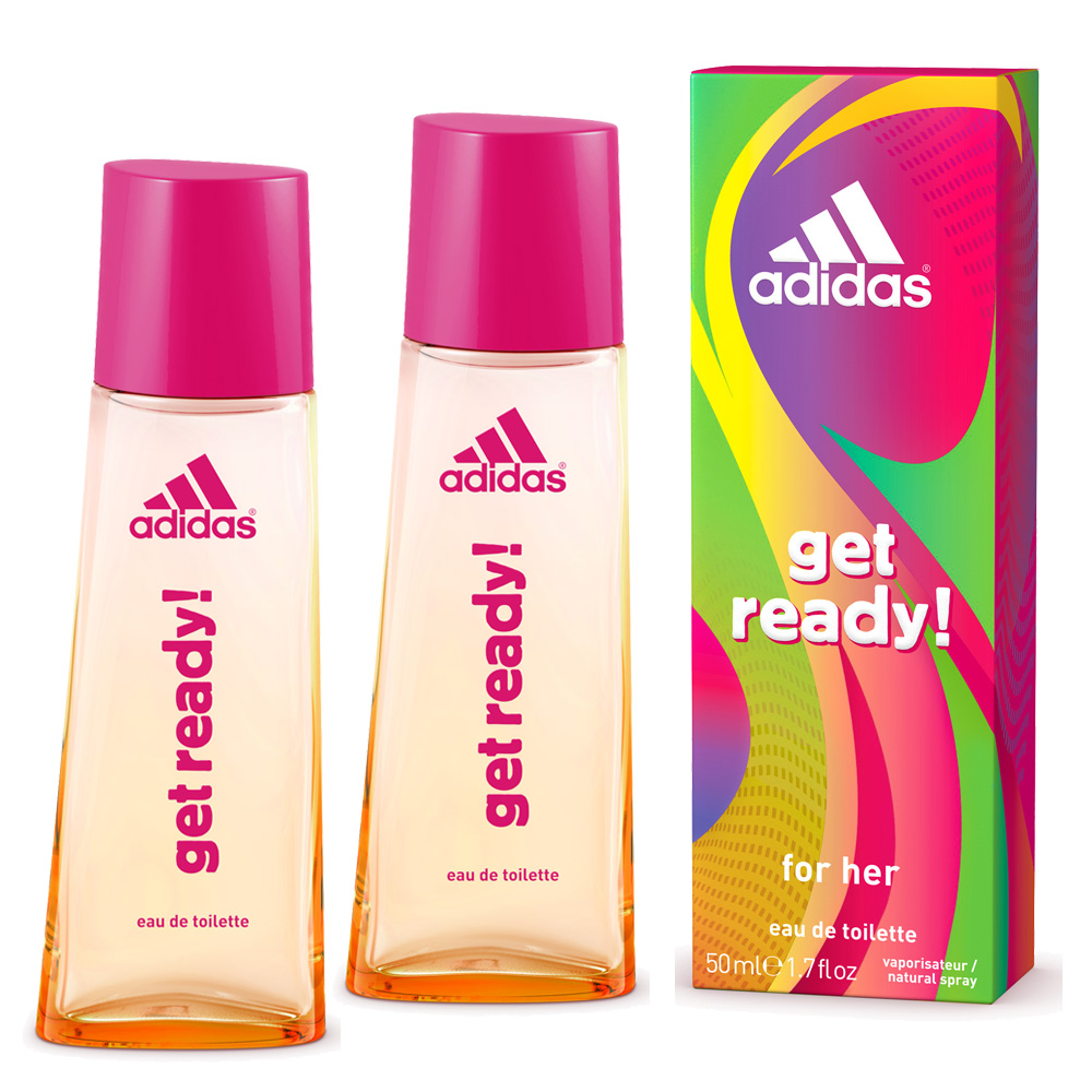 ADIDAS愛迪達 預備森巴女性淡香水 50ml (2入)