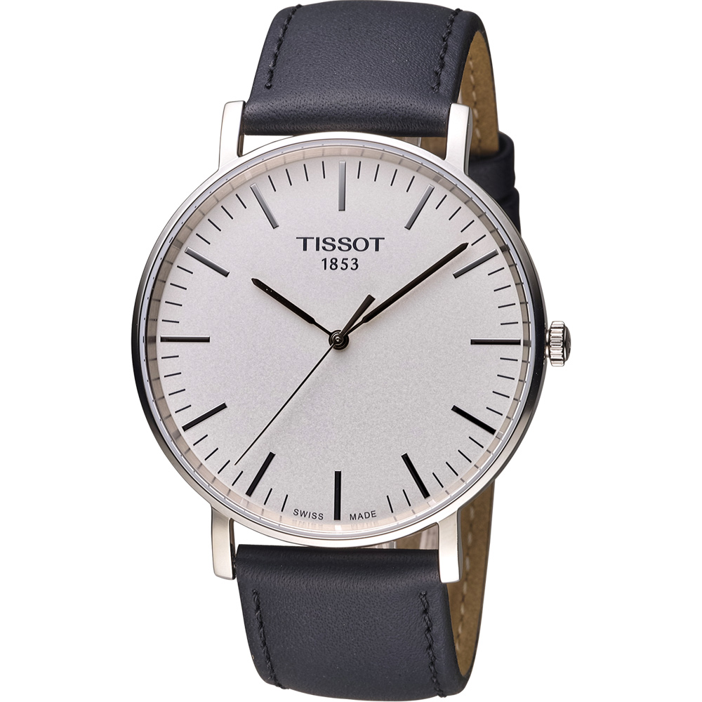 TISSOT EVERYTIME Big Gent 大錶徑時尚錶-白/42mm