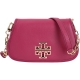 TORY BURCH Britten 經典LOGO牛皮斜背包(MINI/桃紅色) product thumbnail 1