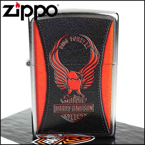 【ZIPPO】美系~哈雷~Harley-Davidson-經典老鷹圖案設計打火機