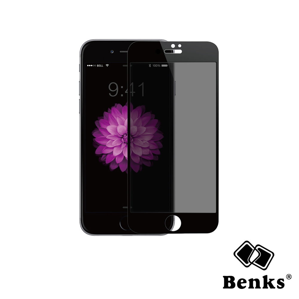 Benks iPhone6 4.7吋專用 3D曲面防偷窺玻璃膜(滿版)